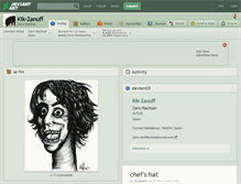 Tablet Screenshot of kik-zanuff.deviantart.com