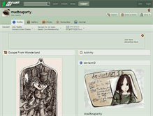 Tablet Screenshot of madteaparty.deviantart.com