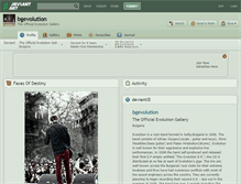 Tablet Screenshot of bgevolution.deviantart.com