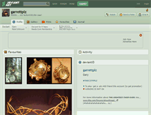 Tablet Screenshot of garrettplz.deviantart.com