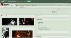 Desktop Screenshot of momotchi.deviantart.com