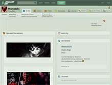 Tablet Screenshot of momotchi.deviantart.com