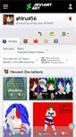Mobile Screenshot of ahiru456.deviantart.com
