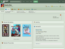 Tablet Screenshot of kanto-dex.deviantart.com