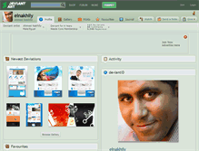 Tablet Screenshot of elnakhily.deviantart.com