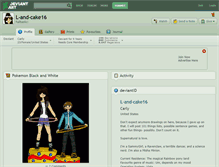 Tablet Screenshot of l-and-cake16.deviantart.com