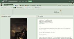 Desktop Screenshot of emerald-equine.deviantart.com