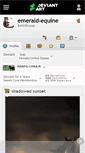 Mobile Screenshot of emerald-equine.deviantart.com