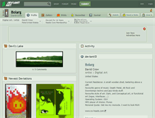 Tablet Screenshot of bolarg.deviantart.com
