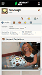 Mobile Screenshot of famousgir.deviantart.com
