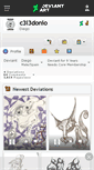 Mobile Screenshot of c3l3donio.deviantart.com