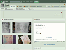 Tablet Screenshot of elise2.deviantart.com