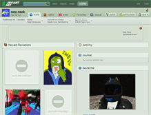 Tablet Screenshot of neo-rock.deviantart.com