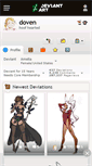 Mobile Screenshot of doven.deviantart.com