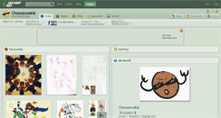 Desktop Screenshot of chocozcookie.deviantart.com