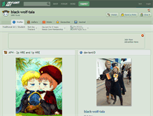 Tablet Screenshot of black-wolf-tala.deviantart.com