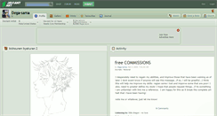 Desktop Screenshot of dega-sama.deviantart.com