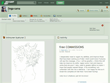 Tablet Screenshot of dega-sama.deviantart.com
