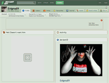 Tablet Screenshot of enigma89.deviantart.com