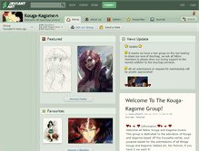 Tablet Screenshot of kouga-kagome.deviantart.com