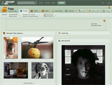 Tablet Screenshot of falac.deviantart.com