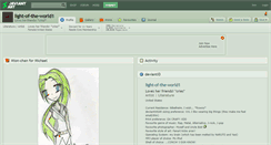 Desktop Screenshot of light-of-the-world1.deviantart.com
