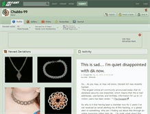 Tablet Screenshot of chubbs-99.deviantart.com