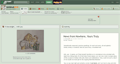 Desktop Screenshot of lombnut.deviantart.com