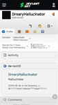 Mobile Screenshot of drearyhallucinator.deviantart.com