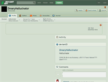 Tablet Screenshot of drearyhallucinator.deviantart.com