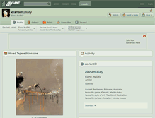 Tablet Screenshot of elanamullaly.deviantart.com