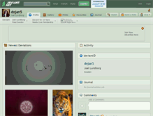 Tablet Screenshot of dojan5.deviantart.com