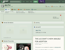Tablet Screenshot of mini-tivi.deviantart.com