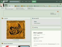 Tablet Screenshot of liete.deviantart.com