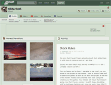 Tablet Screenshot of nikita-stock.deviantart.com
