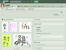 Tablet Screenshot of froopie.deviantart.com