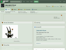 Tablet Screenshot of catscratch-fever.deviantart.com