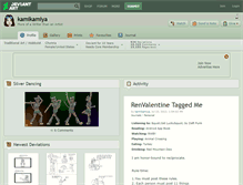 Tablet Screenshot of kamikamiya.deviantart.com
