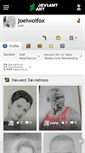 Mobile Screenshot of joelwolfox.deviantart.com