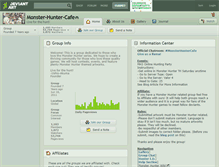 Tablet Screenshot of monster-hunter-cafe.deviantart.com