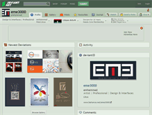 Tablet Screenshot of eme3000.deviantart.com