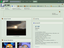 Tablet Screenshot of gir-sage.deviantart.com