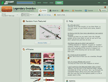 Tablet Screenshot of legendary-swords.deviantart.com