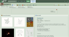 Desktop Screenshot of dominator24.deviantart.com
