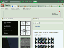Tablet Screenshot of liggyloo.deviantart.com