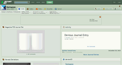 Desktop Screenshot of formazon.deviantart.com