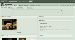 Desktop Screenshot of captainhavoc.deviantart.com