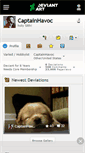 Mobile Screenshot of captainhavoc.deviantart.com