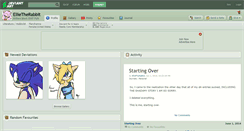 Desktop Screenshot of ellietherabbit.deviantart.com