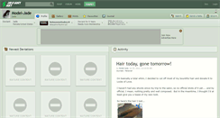 Desktop Screenshot of model-jade.deviantart.com